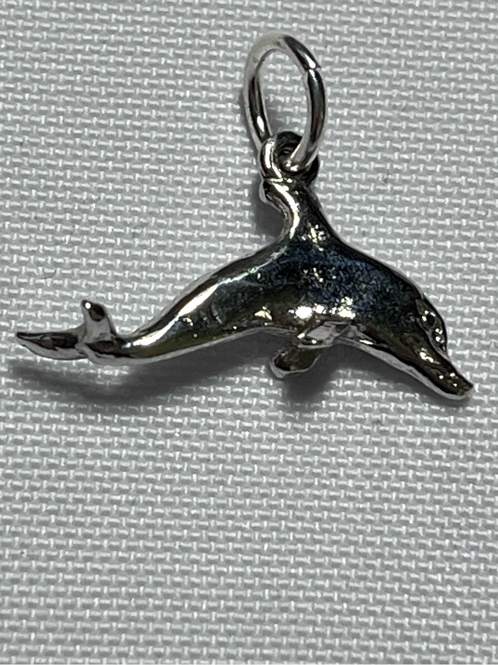 Sterling silver dolphin pendant - stamped
Vintage